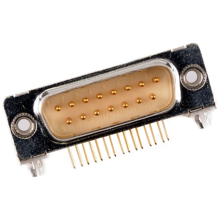 Molex Fct Dsub Ra Pc Plg 15 Pn W/Clinch 1731091897